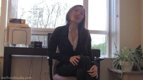 Office Pantyhose Tease - Siren Thorn