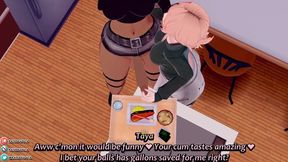 Unsatisfied Wife Resorts to Old Futanari Affair