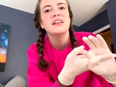 maggierosexo - gloved nurse checks and milks prostate