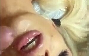 Cum eating blonde slut with huge tits! pov dick sucking swedish porn slut puma swede!