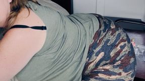 Farting Giantess SeductiveGenX Wraps Your Body with Plastic Tape Bondage, Leaving Only Your Nose Exposed to Suffer