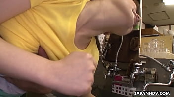 Sweet Japanese Slut Moans Hard on Big Cock