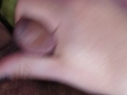 Cumming with anal beads inside me