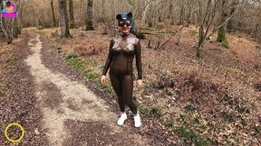 Training Zero Femdom Latex Sweaty Walk! Foot Slave Worship Lick Ass & Pussy Real Homemade Amateur MILF Stepmom Wife BDSM