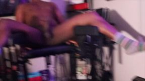 My sissy slave sucks  her first BBC