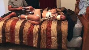 Jealous ex gets bound and tied up in a house