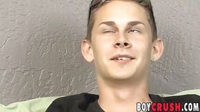 Cute Seth Serenity shoots hot cum after hot solo wanking