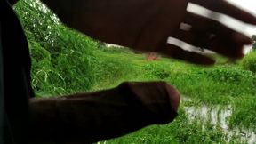 Solo Male Masturbation in Outdoor_indian Desimast