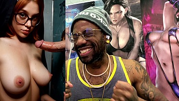 Tight Tits Ginger Nun Slut Sucking Off A Cummy Cock In A Glory Hole, AI Generated