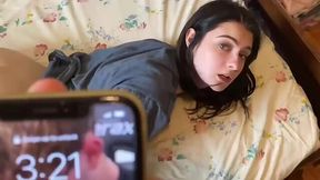 Brunette teen fucks to keep her secret - Amateur Porn POV