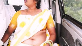 Desperate housewife seduces boss on road trip, filthy Telugu taunts and lustful Indian lingerie affair.