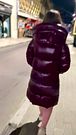 My GF is walking around in a long down jacket