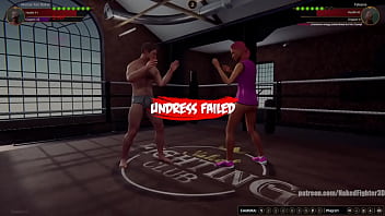 Master Ken Baiter VS Taleena (Naked Fighter 3D)