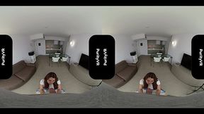 The rent is paid with a passionate kiss and a blowjob