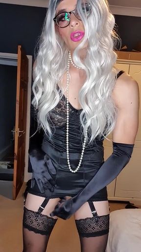 Do you like my black satin corselette as much as I do?