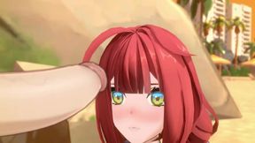 Yuzuha - Sneaking Away from Friends for Beach Sex