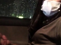 Asian CD faps in car