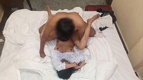 Hot Indian desi  girlfriend was bunk college and getting fuck with boyfriend