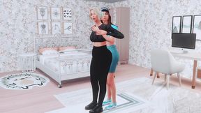 lustful futanari mistress seduced teen in gym sims me hentai sfm