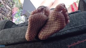 Pledge Yourself to Fishnet Footsoles