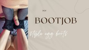 bootjob in ugg boots