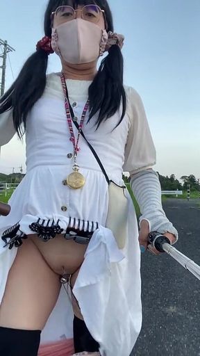No. 306 Outdoor Exposure in a One-piece Dress