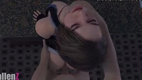 Pounding Jill Valentine from Behind in Resident Evil 3 Remake Porn