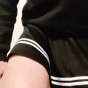 Sissy edges herself trying not to cum