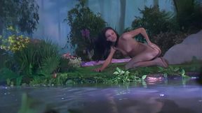 Taylor Rain takes outdoor doggy rail and deepthroat