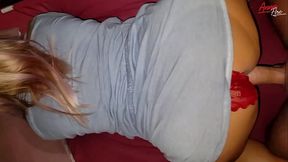 Under the stepmother'_s dress there were bard panties