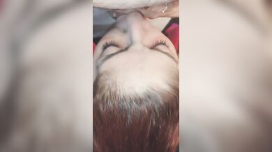 The best blowjob ever cum in mouth face fuck