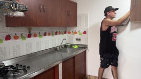 fucking my hot stepsister in the kitchen!