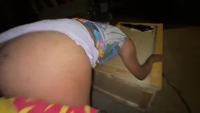 Monster Cock BBC Sneak in My Backyard an Fuck Me