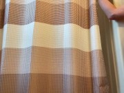 Messing around in the shower then jacking off and cumming on my ginger pubes