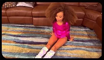 Ebony Gymnast Stepdaughter's Hot Workout With Stepdad Handpicked videos