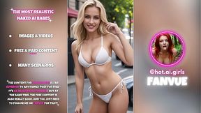 Sexy AI-Created Girls On City Streets - Photo Set