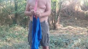 clothes ripped off pee