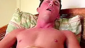 Cute Guy JERKS OFF Floods His Hard Cock With Cum – CockyBoys 18+