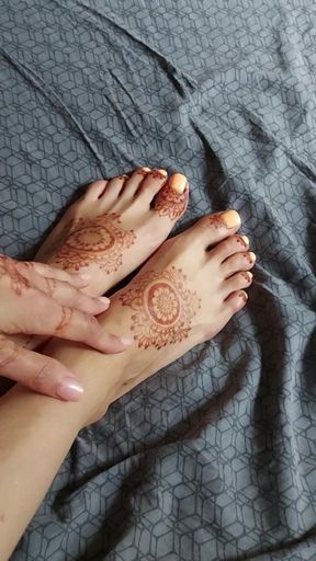 Mehendi Tatto Footfetish