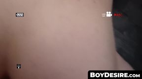 Bubble butt teenager Luke James' bareback fucking after a hot blowjob