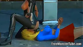 Supergirl Wonder Woman Ignite Forbidden Lust in Hot DC Lesbian Tryst