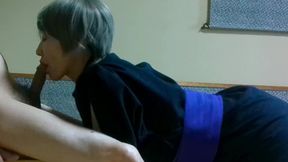 Older lady gets devoured by deep throating sex slaves in filthy adult movie.