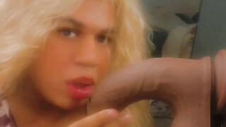 Dirty sucky-sucky in front of my mirror