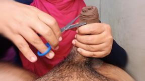My Stepsister Wants to Try Something Metallic on My Foreskin, It's Very Exciting!