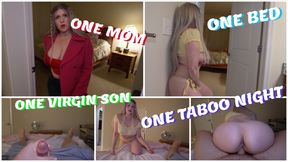 Step-Mom Virgin Step-Son Only One Bed TABOO CREAMPIE