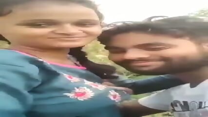Bangla Bf sucking her teen gf boobs in jungle