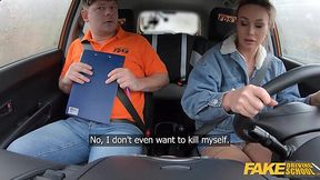 Terrible driver, amazing lay: Busty Ukrainian wife cheats during lesson
