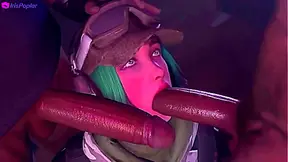 Ariana Rides Forbidden Desires in Steamy Anime Encounter