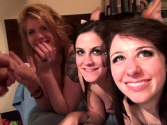 Amateur college group sex session