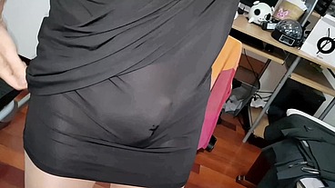 Dani_Leg Curvy Legs in Sexy Tan Pantyhose and High Heels